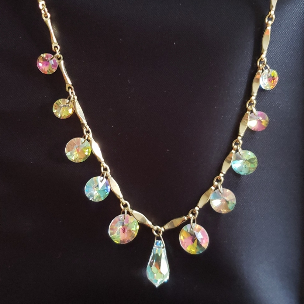 Sarah Coventry Crystal Necklace Vintage
